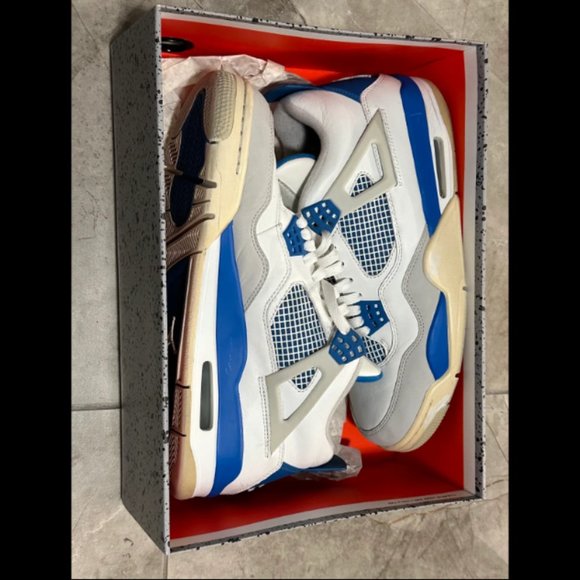 Nike Air Jordan 4 military blue US 9.5 Men main image 5